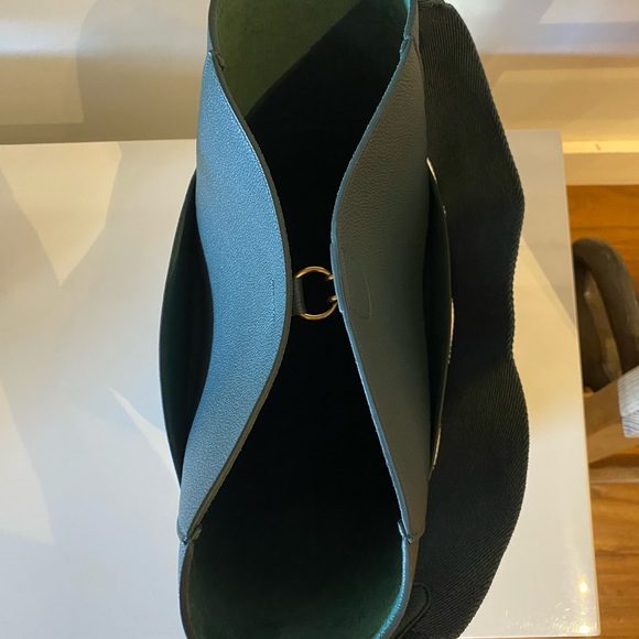 CELINE Seau Sangle in Amazone green medium NWT Never Been Used - Picture 16 of 16